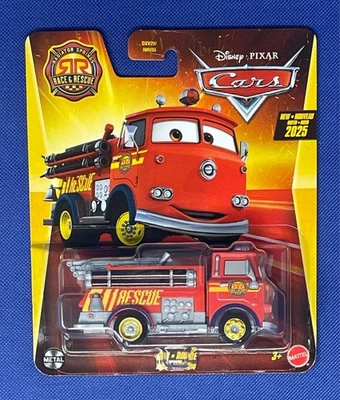 2025 Disney Pixar Race & Rescue RED Fire Truck - Image 1 of 4