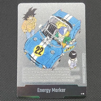Energy Marker E-76 Silver Manga Booster 02 Dragon Ball Card English - Image 1 of 4