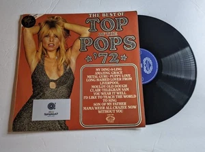 The Best OF Top Of The Pops 72 Record Album SHM 799 UK Pressing Year 1972 VG - Picture 1 of 20