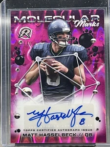 2024 Topps Resurgence Matt Hasselbeck segni molecolari auto rosa Power Surge /10 - Foto 1 di 12