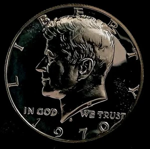 1970-S 40% argento Kennedy mezzo dollaro PROVA ~ spedizione gratuita! - Foto 1 di 5