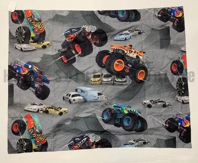 Pottery Barn Kids Hot Wheels™ Monster Trucks Percale Pillow Case Standard #J1154 - Image 1 of 4