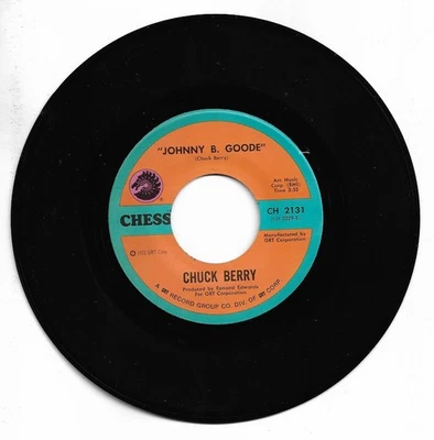 CHUCK BERRY - JOHNNY B. GOODE / MY DING-A-LING - CHESS -  EX. CONDTION. - Image 1 of 2