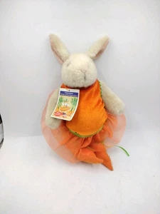 Vals de peluche de conejo Hoppy Vanderhare de las verduras una ensalada balada y soporte - Imagen 1 de 3