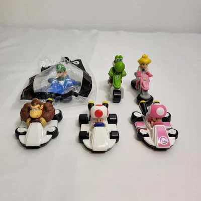 Mario Kart McDonald’s 2022 Happy Meal Toys Lote de 6 figuras Nintendo Racing Foto 1 de 4