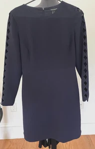 Club Monaco Navy Blue Edni Diamond Cutout Dress size 2 - Picture 1 of 6