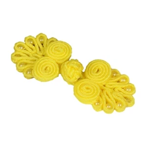 Handmade Chinese Knot Button Seven Beads Ribbon Fastener Tang Costume DIY Craft - Picture 1 of 11