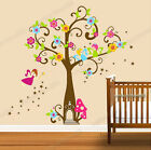 Huge Fairy Tree Angles Wall Stickers Removable Vinyl Paper Girls Kids Room Decor
