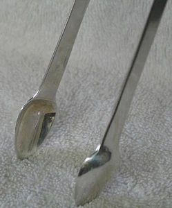 Pinzas de azúcar Richard Ferris inglesas de plata esterlina Exeter 1795-1809  - Imagen 1 de 1