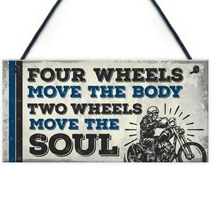 Vintage Retro Motorbike Motorcycle Racing Wall Man Cave Garage Fathers Day Sign - Picture 1 of 9