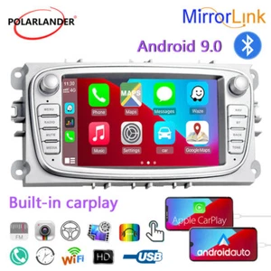 7" 2 Din Car Radio Touch Screen MP5 GPS/TFT/BT For Ford/Focus/S-Max/Mondeo 9 - Picture 1 of 8