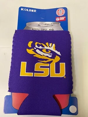 LSU Tigers NCAA 紫色 Kolder Can Koozie 4 件套 — 第 1/2 张图片