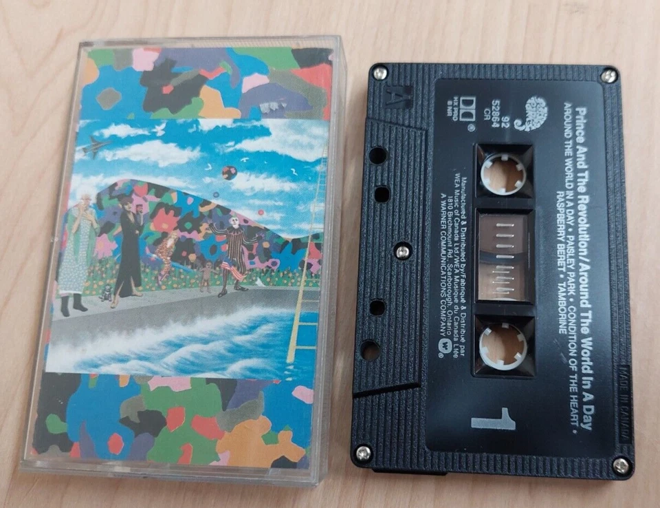 PRINCE AND THE REVOLUTION K7  " Around The  World " WARNER BROS. Canada 1985' - Image 1 of 1