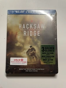 Hacksaw Ridge Steelbook Blu-ray/DVD/Digital) Brandneu/Versiegelt ZIEL EXKLUSIV - Bild 1 von 2