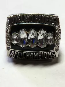 Oakland Raiders 2002 AFC Championship Replica size 11 Ring - Gannon, NO BOX - Picture 1 of 3