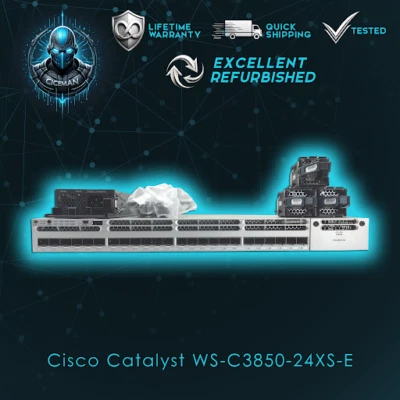 思科 WS-C3850-24XS-E 思科 Catalyst 3850 24 端口 10G+ 以太网端口 — 第 1/2 张图片