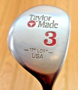 Taylor Made 3 Golf Pride Steel Wood 17* Loft RH Golf Driver with Steel Shaft 42" - Picture 1 of 9