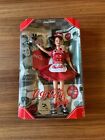 Rare Brunette Coca-Cola Waitress Barbie Doll Disney Teddy Bear Convention Nrfb