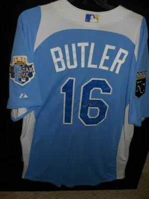 BILLY BUTLER SIGNED 2012 ALL STAR JERSEY + BASEBALL - K.C. ROYALS - VERY RARE! - Image 1 of 4