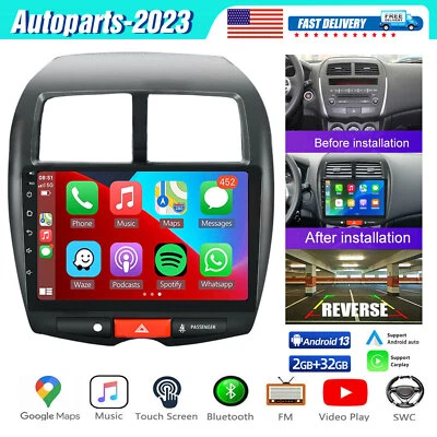 Android 13 Apple Carplay For 2011-2017 Mitsubishi Outlander Sport Car Radio GPS - Image 1 of 4