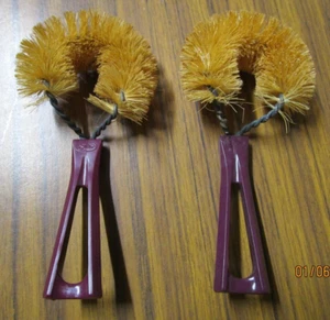 Vintage Fuller Pinsel Rund Gemüse Peeling Pinsel Port Rot b97 - Bild 1 von 3
