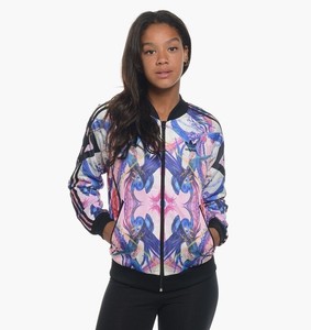 adidas floral windbreaker
