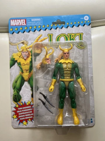 Hasbro Marvel Legends Retro Series - LOKI Classic 6 inch Cover