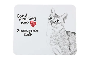 Singapore muismat met kat Art-Dog - Afbeelding 1 van 7