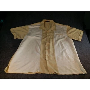 Las Vegas Motor Speedway Cubavera Button Up Shirt Men Sz XXL Colorblock Harriton - Picture 1 of 8