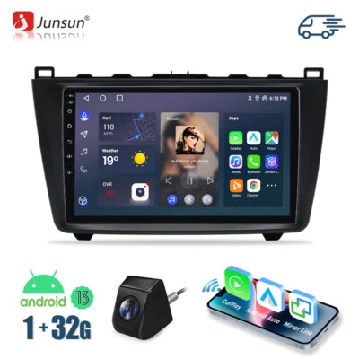 32G Für Mazda 6 GH GG 2007-2012 Android 13 Autoradio CarPlay Kam Navi RDS BT - Bild 1 von 4