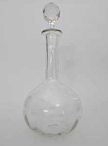 Caraffa brocca di vetro trasparente liscio per acqua e vino - Imagen 1 de 3