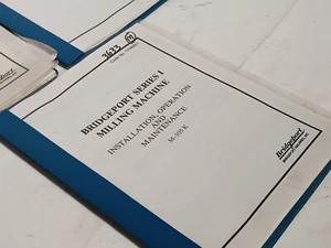 (3) Bridgeport Series I M105K Milling Machine Installation & Maintenance Manuals - Picture 1 of 7
