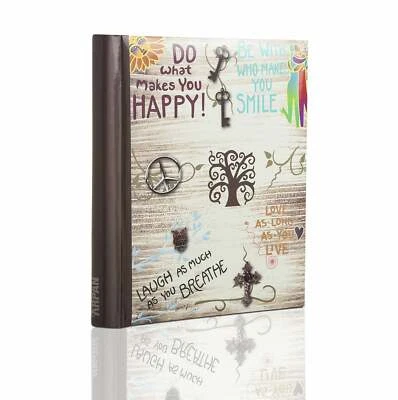 Large Self-Adhesive Photo Albums - Life Inspirational Slogans 20 sheet - Image 1 of 4