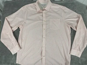 Camisa Banana Republic Para Hombres Extra Grande A Cuadros LUJO POPELINA Desacogida Calce Ajustado - Imagen 1 de 5