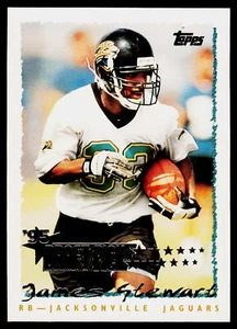 James Stewart, 1995 Topps, #429, Jacksonville Jaguars, RC - Picture 1 of 2