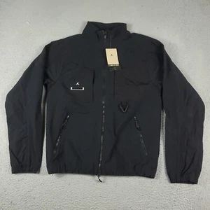 Jordan Jacket Mens Size Small Black Engineered Statement Zipper Pockets - Picture 1 of 11