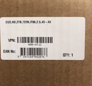 DELL CUS HD 2TB 722N IT06 2.5 4S-AV 400-ATJZ - Afbeelding 1 van 1