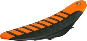 Funda de asiento Flu Designs KTM color profesional acanalado, negro/org, original/azul, ¡muchos años/modelos! - Imagen 1 de 4