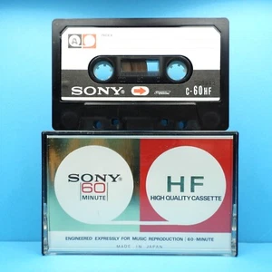 🍒 1x SONY C - 60 HF * IEC I Type 1 * Tape Cassette Kassette кассета * 1976 - Bild 1 von 3