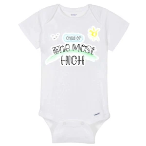 Christian Baby Onesies Child of the Most High White - Picture 1 of 3