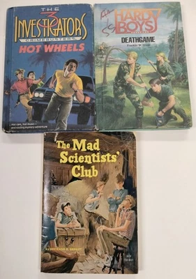 Three Investigators, Hardy Boys,  Mad Scientist's Club 3 Lot: Hot Wheels ... - Image 1 of 4