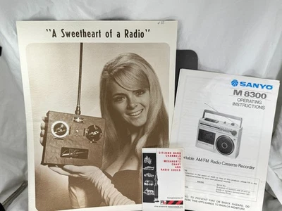 Memocord  Sanyo  Citizen Band 3 TAPE RECORDER  Radio 1962 Print Ads brochures - Image 1 of 4
