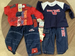 baby boy clothes   18M - 2T  denim pant  mint                                 b3 - Picture 1 of 10
