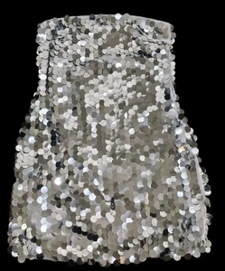 Mini Vestido 12th Tribe Disco Lentejuelas Talla Mediana Fiesta Cóctel Baile de graduación Vestido de Noche - Imagen 1 de 18