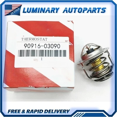 90916-0309 NEW Engine Coolant Thermostat For Toyota Camry Celica RAV4 87-01 0 US - Image 1 of 4