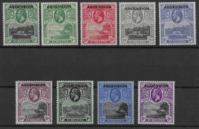 Juego 'Muelle' Ascension 1922 SG1-9 como nuevo gato £325 Foto 1 de 4