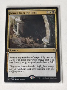 MTG - March from the Tomb - Battle for Zendikar - 214/274 - Rare - Picture 1 of 2