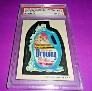1973 Topps Wacky Packs DROWNY Softener PSA 8 NM MINT Series 3 Packages 🫧🫧 - Picture 1 of 2