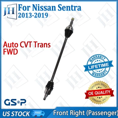 Eje CV pasajero delantero derecho original para Nissan Sentra 2013-19 tracción delantera automática CVT L4 Foto 1 de 4
