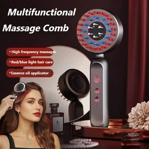 Elektrischer Kopfhaut Massage Kamm Haarwachstum Entspannung Werkzeug mit Vibration - Bild 1 von 9